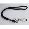 B+D Wrist Whistle Lanyard black