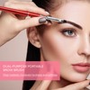 Unaone Eyebrow Brush - 2 PCS Professional Dual-Ended Angled Eye
