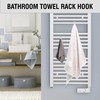 8PCS Radiator Hooks Transparent Round Towel Rail Radiator Hooks Small