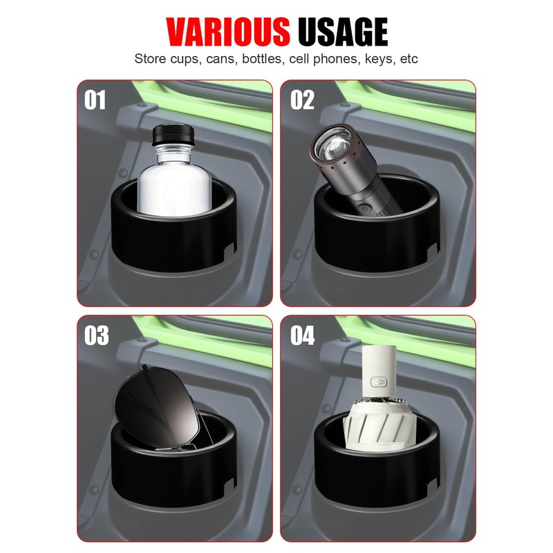 XATVXUTV UTV Dash Cup Holder for Honda Pioneer 520 500