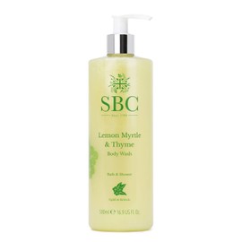 SBC Skincare SBC Skincare Lemon Myrtle & Thyme Body Wash - 500ml | Zesty Shower Gel For Men And Women | Shower Cream For Oily And Breakout-Prone Skin | Vegan Friendly | SLS Free
