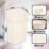 JMS we create smile 8L/25L/50L Litre Plastic Swing Lid Bin