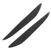 2pcs Carbon Fiber Headlight Eyebrow Eyelid Cover Wear Resistant Fit
