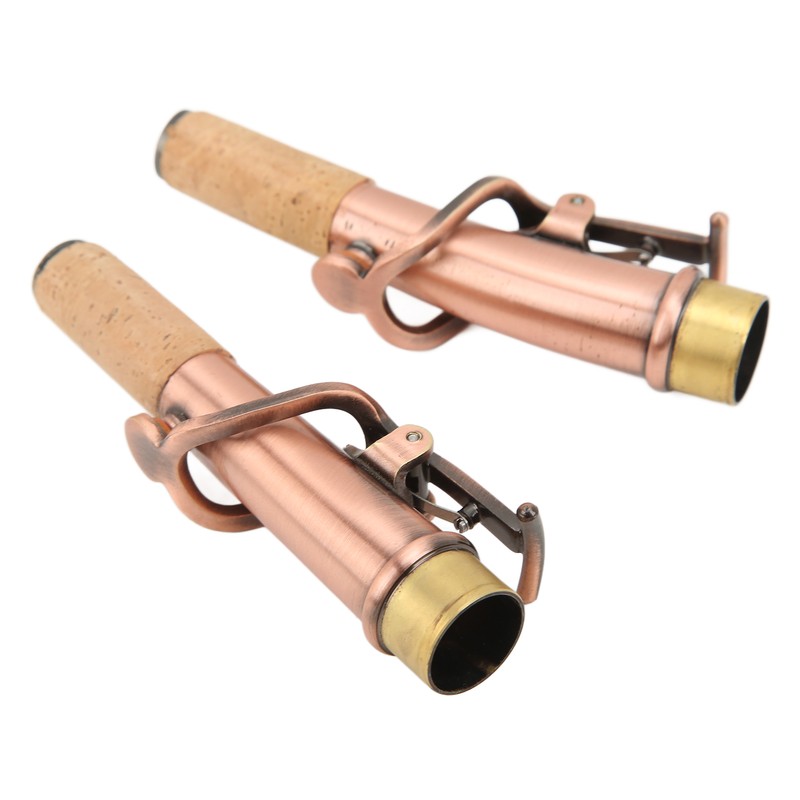 2Pcs Saxophone Neck Metal Straight Curved Accessory Replacement Set Kit