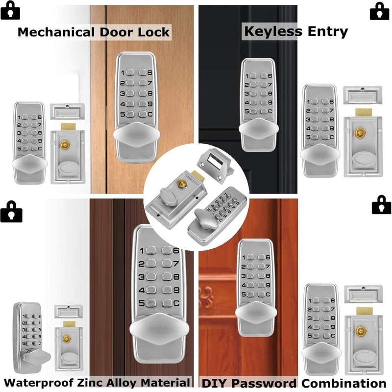 Sutinna Digital Code Lock, Mechanical Door Lock Digital Code Lock