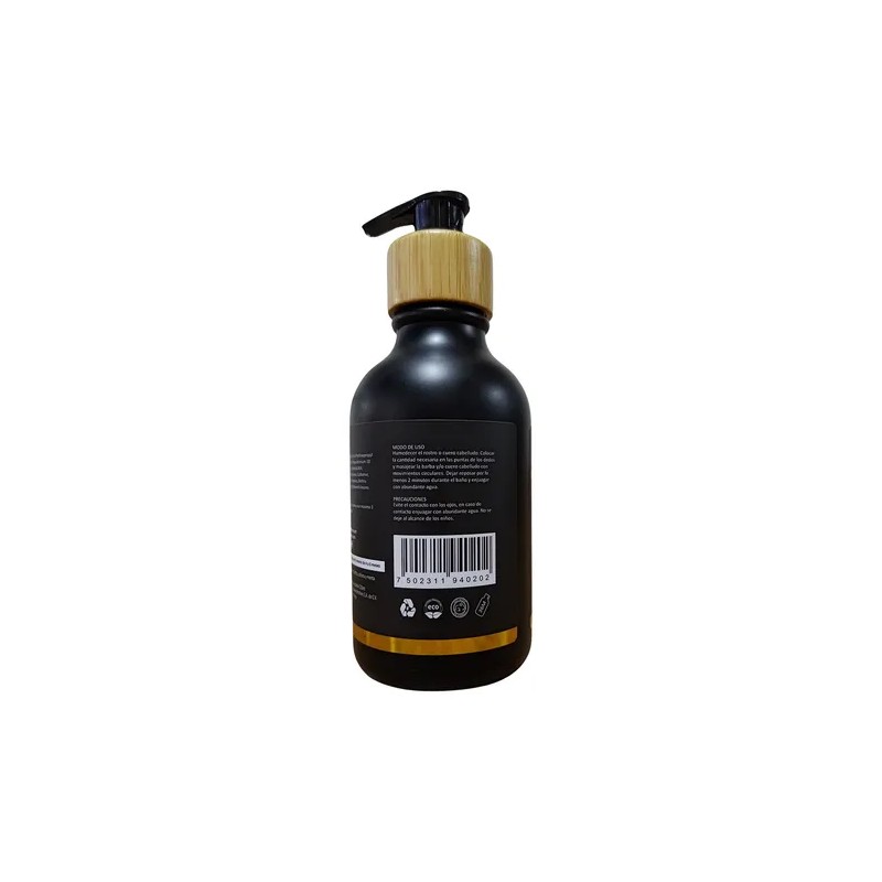Shampoo Barba Y Cabello Crecimiento Biotina Cafeina Y Menta