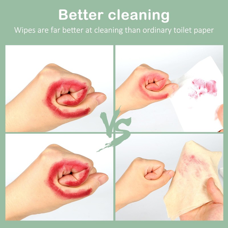 QingYa Bamboo Flushable Wipes,Septic Safe,Soft, Soothing Botanicals & Aloe, Unscented,Eco
