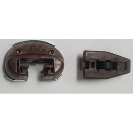 Kenlin Set of Improved Commercial Style Rite-Trak II with Metal Blackplate and Drawer Stop with Roller