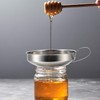 4 Pieces Stainless Steel Funnels with Fine Mesh Strainer, Household