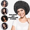 Gorro de Seda para Dormir 4 Paquetes, Gorra de Baño