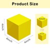 XAGLVV 25 PCS Yellow paper Gift Boxes， 4x4x4 inch Gift