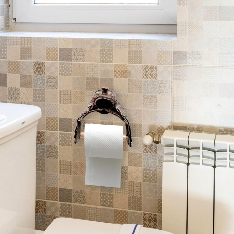 Western Style Saddle Design Toilet Paper Holder – Decorative Rustic