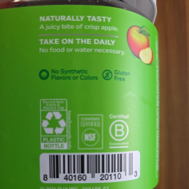OLLY Metabolism Gummy Rings,Apple Cider Vinegar,Apple Flavor w/ Other Natural