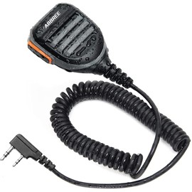 ABBREE AR-780 Radio Microphone Speaker Mic Ham Radio Accessories, Remote Shoulder Mic for Baofeng BF-F8HP Pro UV-5R 5RM UV-21R K5PLUS GM-15 Pro UV-5G Plus GM-5RH Quansheng UV-K5 8
