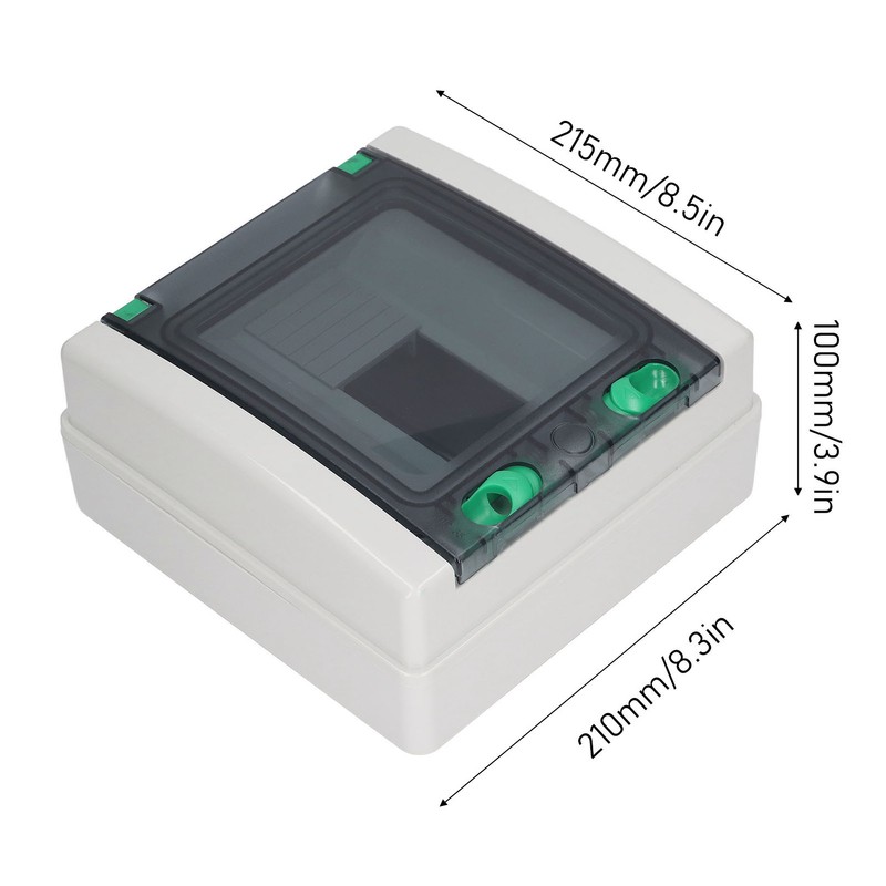 Distribution Protection Box 8 Way IP65 Waterproof DIN Rail Mounting