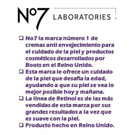 No7 Crema Antiarrugas Contorno De Ojos Con Retinol Puro 15ml