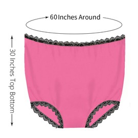 Granny Panties Funny Gag Gifts for Women Plus Size Giant Novelty Underwear White Elephant Gift for Adults Prank (Brown, One Size)