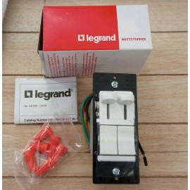 Pass & Seymour Legrand Pass & Seymour LSCLDC163PW Decorator Preset Slide Dimmer/Fan Control