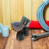PRETYZOOM Pack of 4 Double Clamps Pipe Clamps PVC Plastic