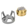 Mini Alcohol Stove Brass Aluminum Alloy Safe Windproof Portable Widely