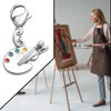 CHOORO Artist Palette Clip-on Charm Paint Palette Zipper Pull Gift