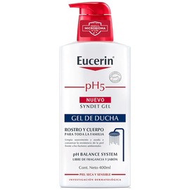 Eucerin Ph5 Syndet (400 Ml) Gel De Ducha Libre De Fragancia Y Jabn Para Rostro Y Cuerpo, Ideal Para Piel Seca Y Sensible                              