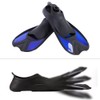 Men Women Swim Foot Fins Swimming Diving Open Heel Adjustable