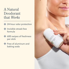 Beekman 1802 Milk Stick Whole Body All-Day Invisible Deodorant - 2.5 oz - Scented - Fights Odor-Causing Bacteria & Controls Sweat - Aluminum Free - Good for Sensitive Skin - Cruelty Free