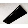 Black 2x6 in Ceramic Tile Bullnose Trim Edge 2 x