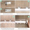 Curved Ceiling Curtain Track Bendable Mount for Curtain Rail Bunk