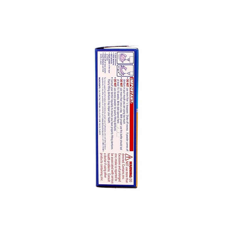Fixodent Extra Hold Denture Adhesive Powder, 2.7 oz