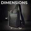 Premium Conceal Carry Sling Bag for Men with Quick Access