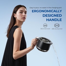 GYNHD GYNHD Ultrasonic Retainer Cleaner Machine - 45kHz Ultrasonic Jewelry Cleaner - 200ML Mouth Guard & Denture Cleaner Pod - 5 Modes with Digital Timer - Upgrade Water Bottle Design