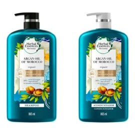 Pack Shampoo Y Acondicionador Herbal De Aceite Argan 865ml                                                                                            