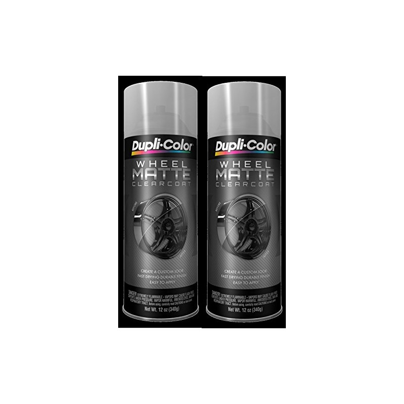 Dupli-Color HWP106 Matte Clearcoat High Performance Wheel Paint - 12