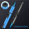 Torch Lighters 2 Pack Adjustable Jet Flame Butane Lighter, Refillable