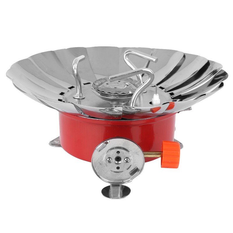 Outdoor Windproof Lotos Long Gas Tank Casette Stove for Camping