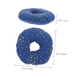 FRCOLOR Double Ear Pillow for Side Sleeping Ergonomic Stuffed Ear Support Convenient Nap Pillow for Comfortable Rest for Piercings and Relaxation