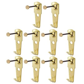 TOOMYAUTO 10Sets Picture Hangers Kit with Nails Professional Picture Hooks Hangers, 30lb Wall Hangers, Wall Hanging Kit for Drywall/Wooden Office Pictures, Clock, House Decoration