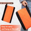 WISEPRO 4 Pack Zipper Tool Pouch, Heavy Duty Small Tool