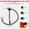 Fuel Transfer Pump, Automatic Portable AA Battery Gas Pump Easy