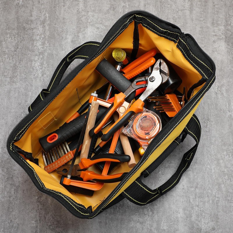 Sanwuta 3 Pack Tool Bag for Men with Waterproof Hard