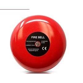Fire Alarm Bell, 12 Volt dc, UL, 6", UL Listed