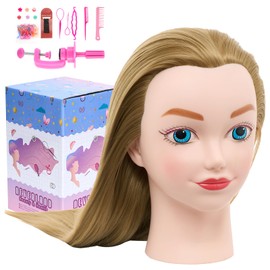 Neverland Sports Head 20 Inch Hairstyle 100% Synthetic Hair Hairstyle Beauty Practical Human Body Model Doll