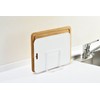 Takagi Triple Cutting Board Stand, Compatible with Cutting Board, White