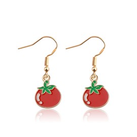 Tomato Earrings Tomato Jewelry Gift Tomato Gift For Women Tomato Foodie Gift Vegetarians Gift Tomato Plant Gifts (tomato earrings ca)