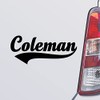 Custom Brother - Coleman Name Black Color Car Laptop Wall