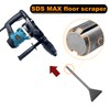 HIGOSPRO 6 Inch Wide Tile & Thinset Scaling Chisel SDS-Max