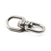 304 Stainless Steel Eye To Eye Swivel Ring,M5 3/16" Key