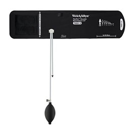 Welch Allyn REUSE-13-2BV FlexiPort Reusable Blood Pressure Cuffs with Inflation System, Thigh, Size 13